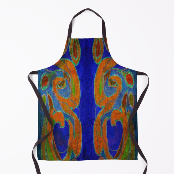 Item preview, peacock twin squiggles designed and sold by Nickdavisinghe.