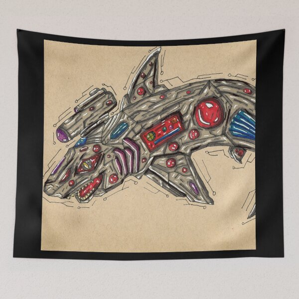 Item preview, Cyber Shark designed and sold by Jorden Estes.