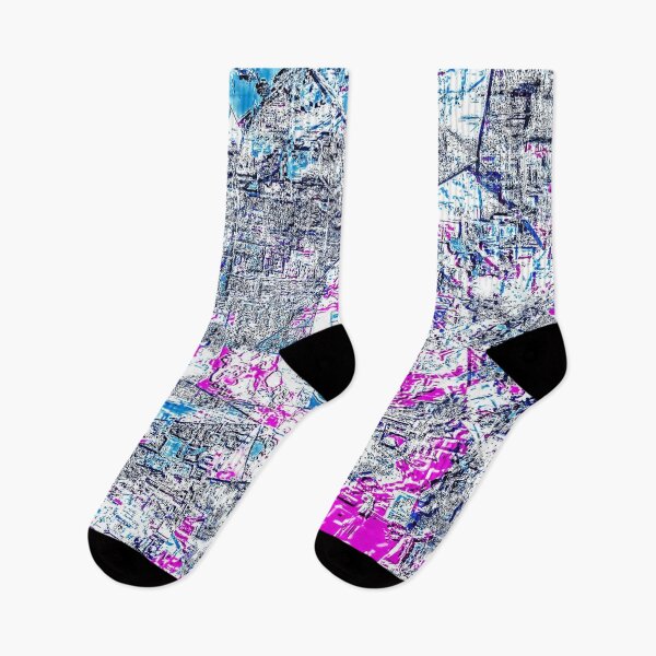 Item preview, geometric shape painting texture abstract background in blue and pink designed and sold by Mrvell.