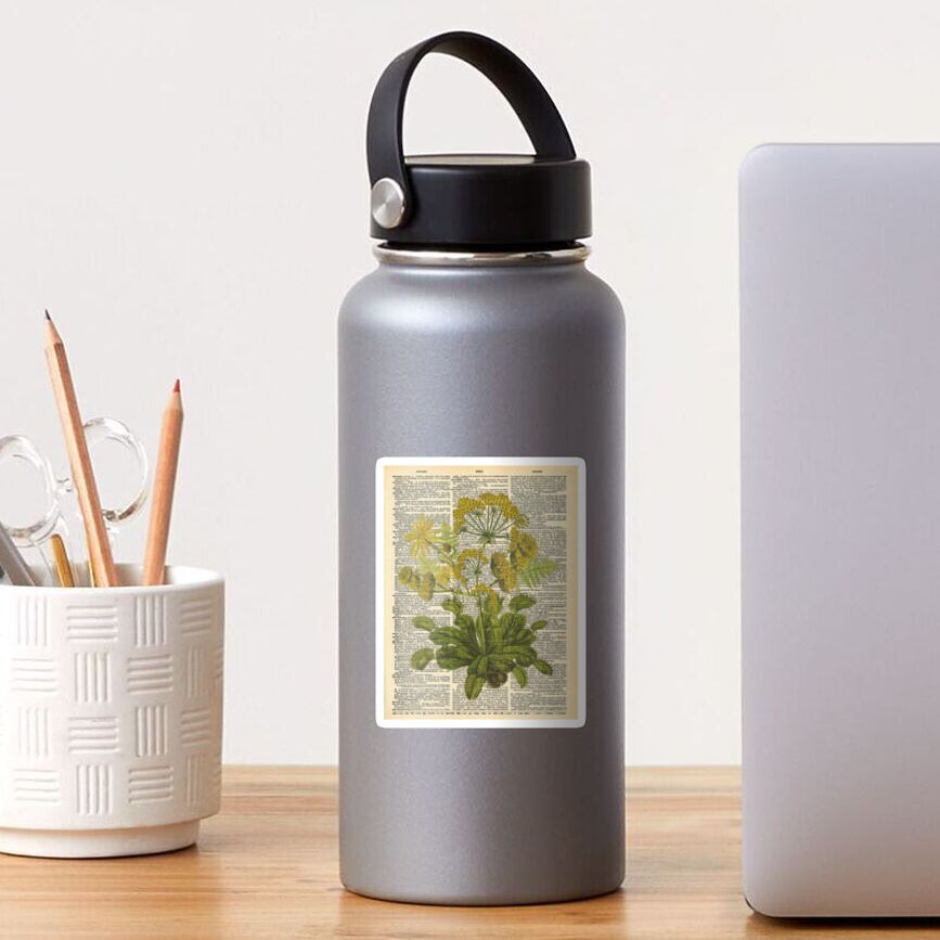Yellow Hybrid Flower Sticker