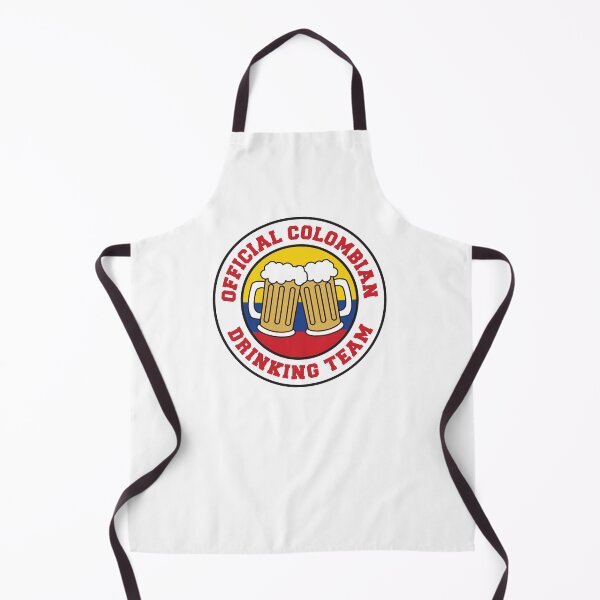 Item preview, Official Colombian Drinking Team Featuring Flag Of Colombia And Beers designed and sold by jaycartoonist.