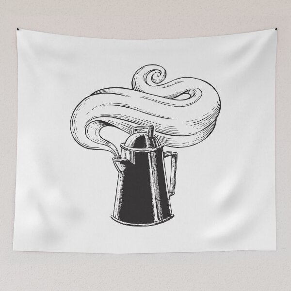 Item preview, Rustic Coffee Pot designed and sold by kneehighprints.