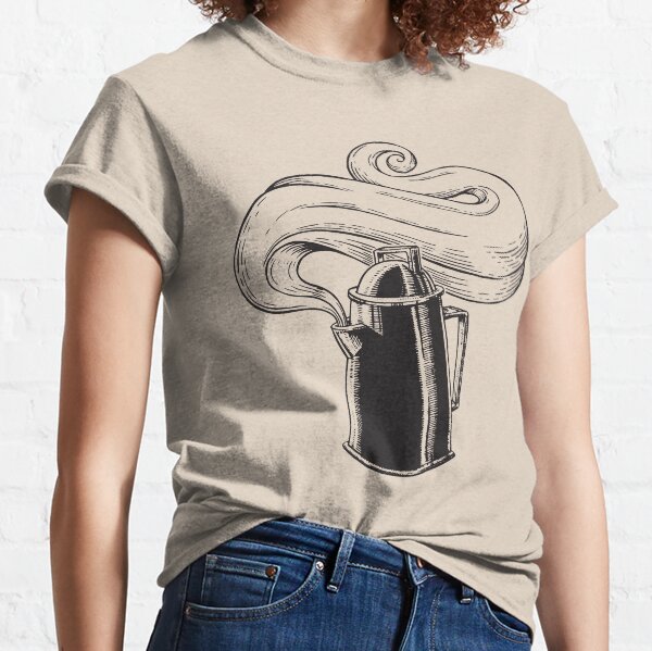 Rustic Coffee Pot Classic T-Shirt