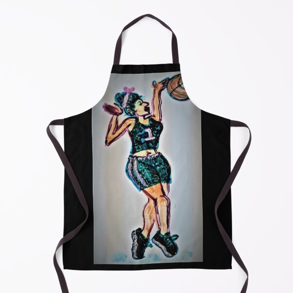 Item preview, Basketball girl, sporty tiles designed and sold by craftsbydaphy.