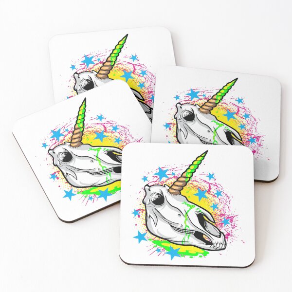 Item preview, Unicorn Skull designed and sold by TheArchangelo.