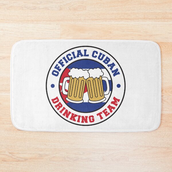 Item preview, Official Cuban Drinking Team Featuring Flag Of Cuba And Beers designed and sold by jaycartoonist.