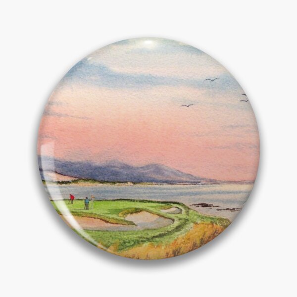 Item preview, Pebble Beach Golf Course With Banner designed and sold by William Holkham.