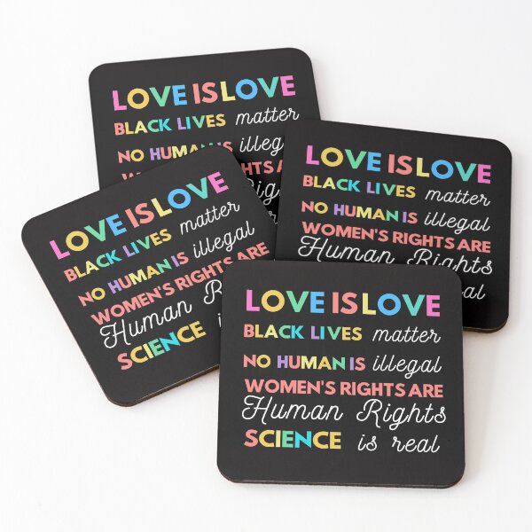 Item preview, Love is Love Black Lives Matter designed and sold by joanaoberg.