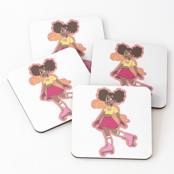 Item preview, SK8TR GRL skater girl (pink outline)  designed and sold by Austin Butler.