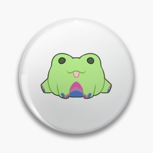 Item preview, bisexual pride froggie designed and sold by Pyromanikzz.