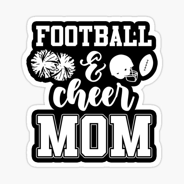 Labels Mom Stickers Fastpitch and Cheer Mom of Both Decal Cheer Decals ...