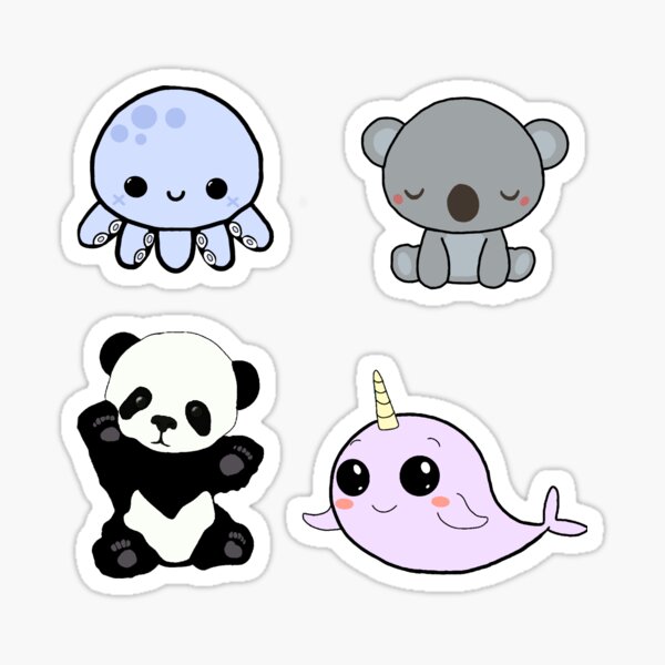 Cute Animal Sticker Pack\