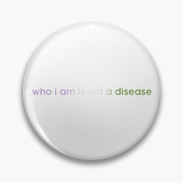 Item preview, Not a Disease - Genderqueer designed and sold by amhooper.