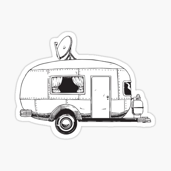 Little Camper Sticker