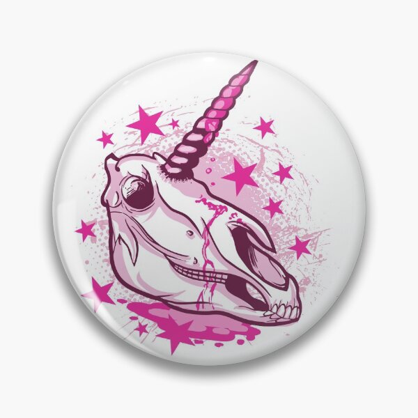 Item preview, Unicorn Skull Pink designed and sold by TheArchangelo.