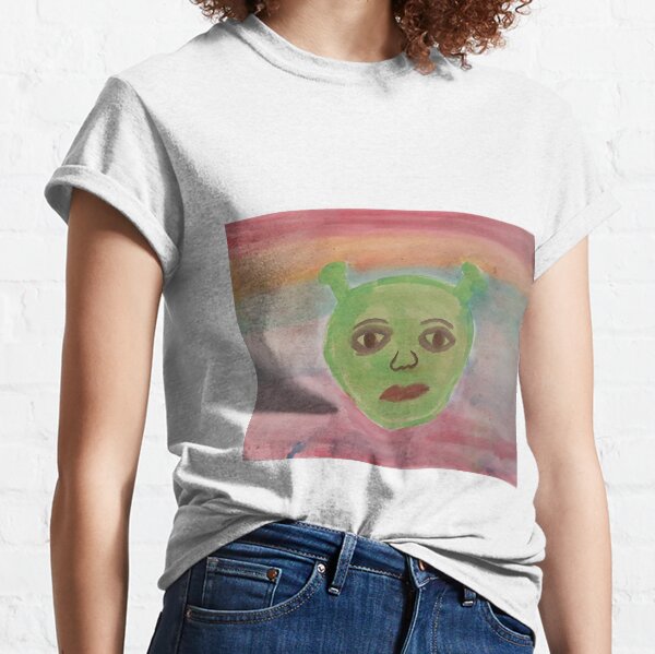 Water Color image of Shrek Classic T-Shirt