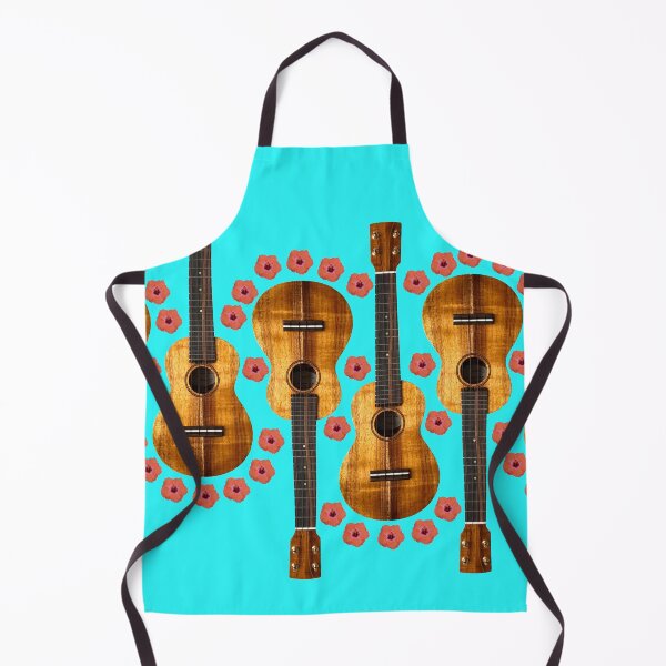 Item preview, Ukuleles: Ukes Hibiscus on Turquoise designed and sold by Josie Elias.