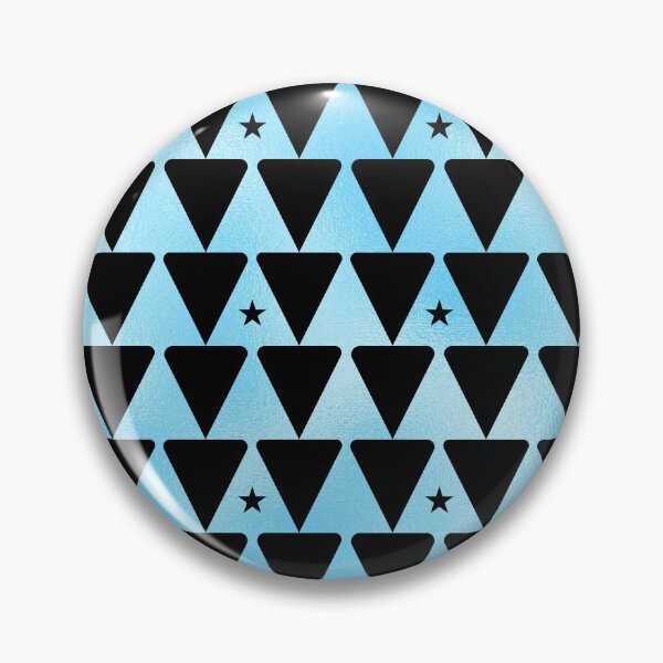 Item preview, Black Triangles & Stars on Blue designed and sold by Eduardo Tavares.