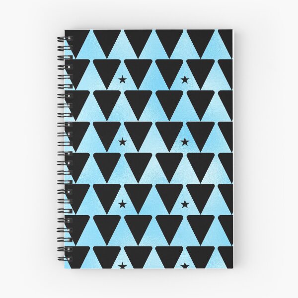 Item preview, Black Triangles & Stars on Blue designed and sold by Eduardo Tavares.