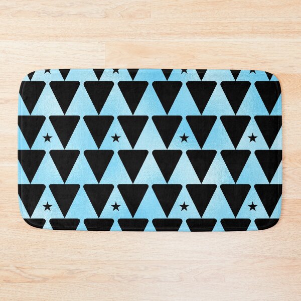Item preview, Black Triangles & Stars on Blue designed and sold by Eduardo Tavares.