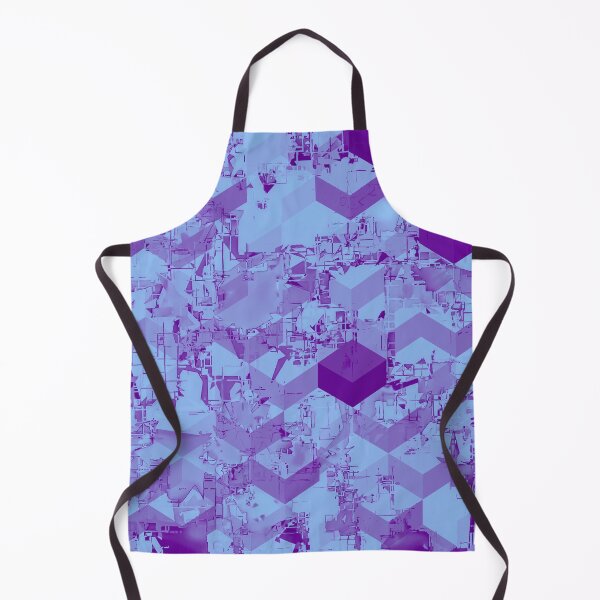 Item preview, geometric square pixel pattern abstract background in purple designed and sold by Mrvell.
