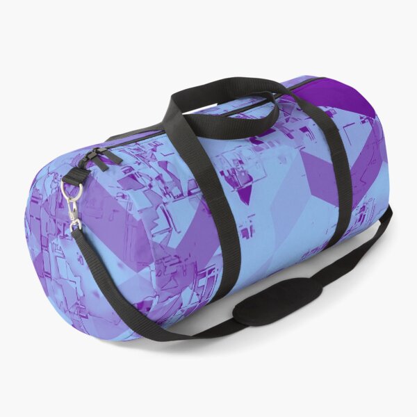 Item preview, geometric square pixel pattern abstract background in purple designed and sold by Mrvell.