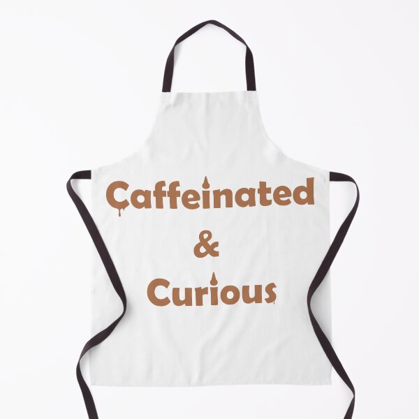 Item preview, Caffeinated and curious brown creative dripping typography designed and sold by Deegital18.