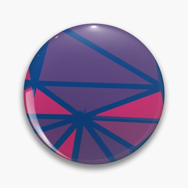 Item preview, geometric triangle polygon shape abstract background in pink and blue designed and sold by Mrvell.