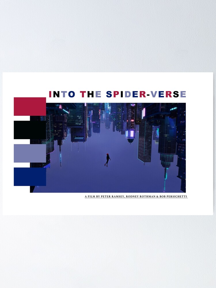 into the spider-verse colour palette