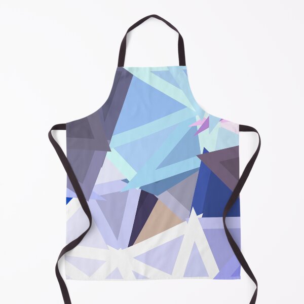 Item preview, geometric triangle polygon shape abstract background in blue and pink designed and sold by Mrvell.