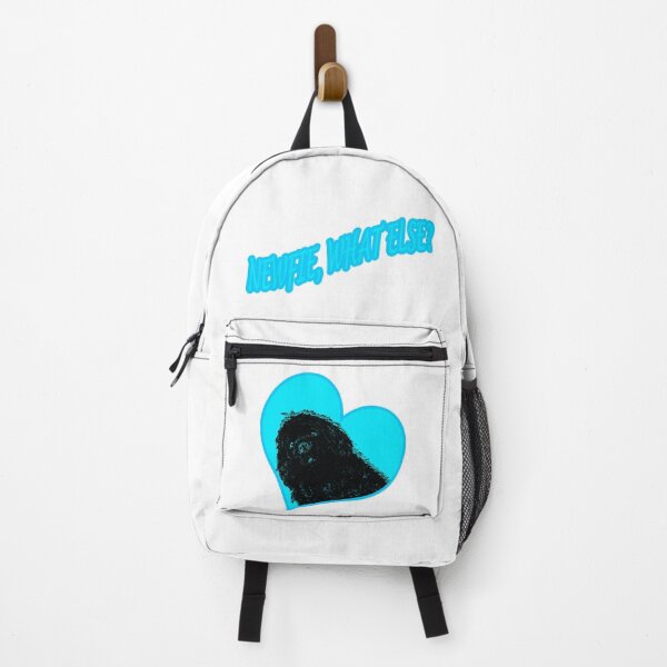 Item preview, Newfoundland dog in blue heart designed and sold by Moonyflower.