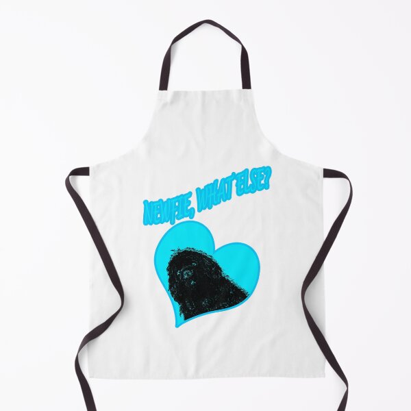 Item preview, Newfoundland dog in blue heart designed and sold by Moonyflower.