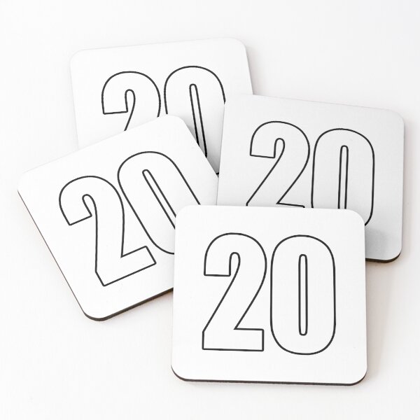 Item preview, 20 number twenty shirt number soccer sport designed and sold by GeogDesigns.