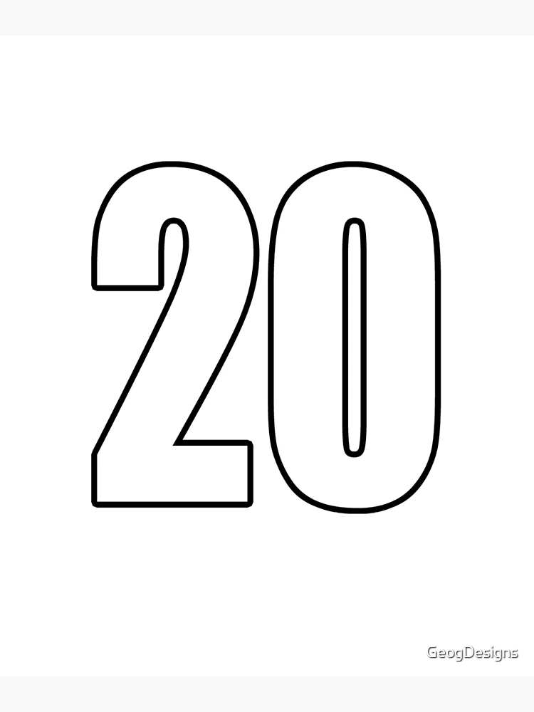 20 number twenty shirt number soccer sport