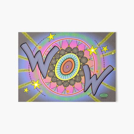 Wow in the Sky Art Board Print