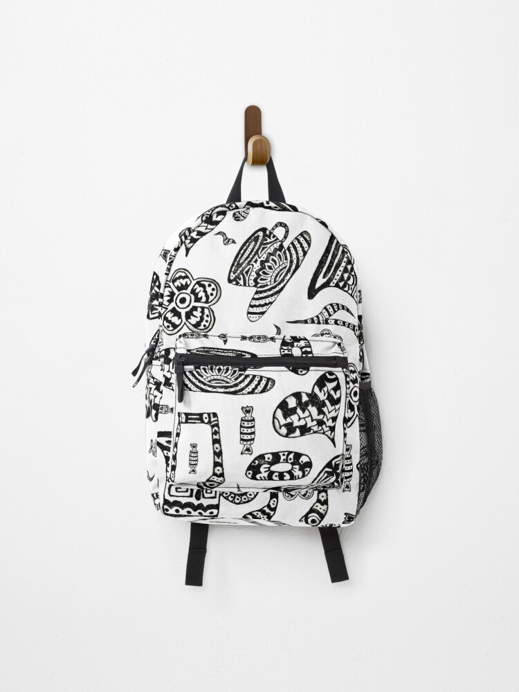 Thumbnail 1 of 3, Backpack, Good Morning Pattern designed and sold by MaksciaMind.