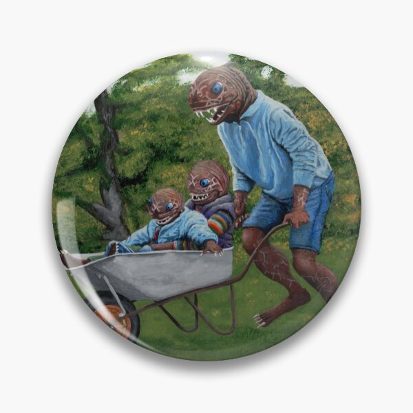Item preview, Fish Man Autumn Fantasy Illustration designed and sold by HelmsArt.