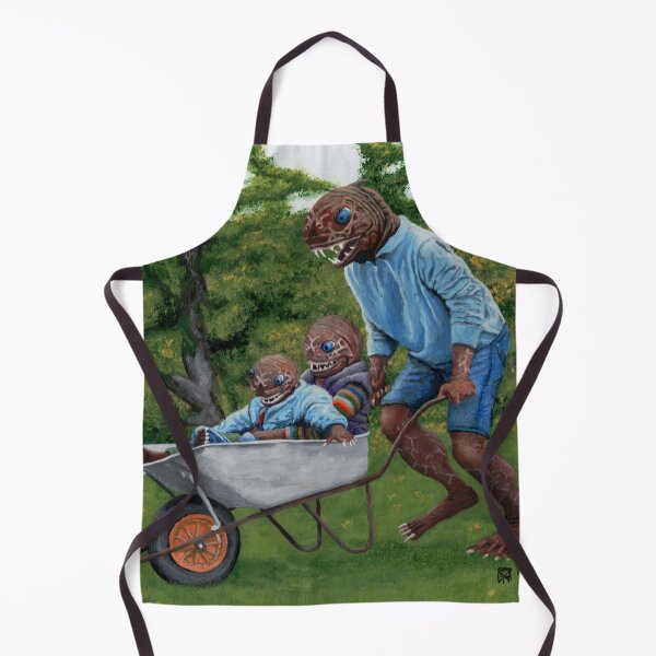 Item preview, Fish Man Autumn Fantasy Illustration designed and sold by HelmsArt.