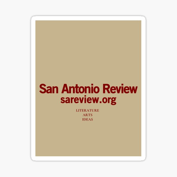 San Antonio Review with sareview.org Sticker