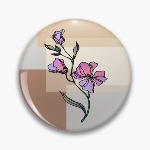 Item preview, Abstract flower on a multi colored background. decorating, interiors designed and sold by jayne0524.