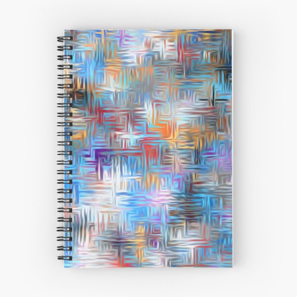Item preview, geometric shape pattern abstract background in blue and yellow designed and sold by Mrvell.