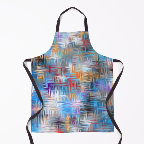 Item preview, geometric shape pattern abstract background in blue and yellow designed and sold by Mrvell.
