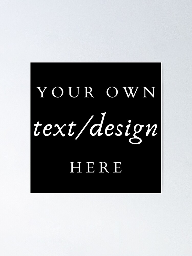 "DO NOT BUY!!! Bubblemail the artist for more information" Poster for