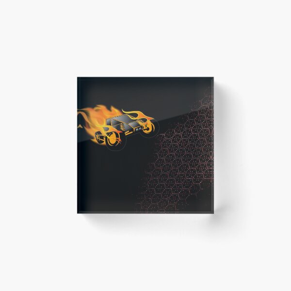 Item preview, Car set on Fire designed and sold by Bennie Singh.