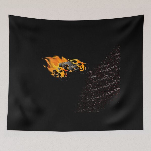 Item preview, Car set on Fire designed and sold by Bennie Singh.