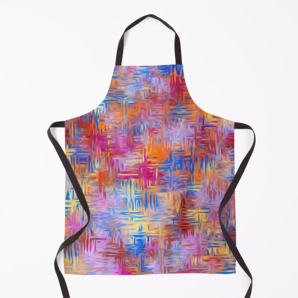 Item preview, geometric shape pattern abstract background in red orange pink blue designed and sold by Mrvell.