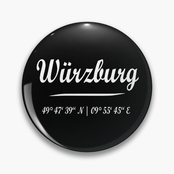 Item preview, Würzburg with coordinates designed and sold by GeogDesigns.