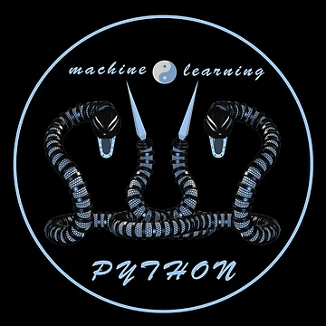 Artwork thumbnail, Machine Learning Python Coder Design by Coder-T