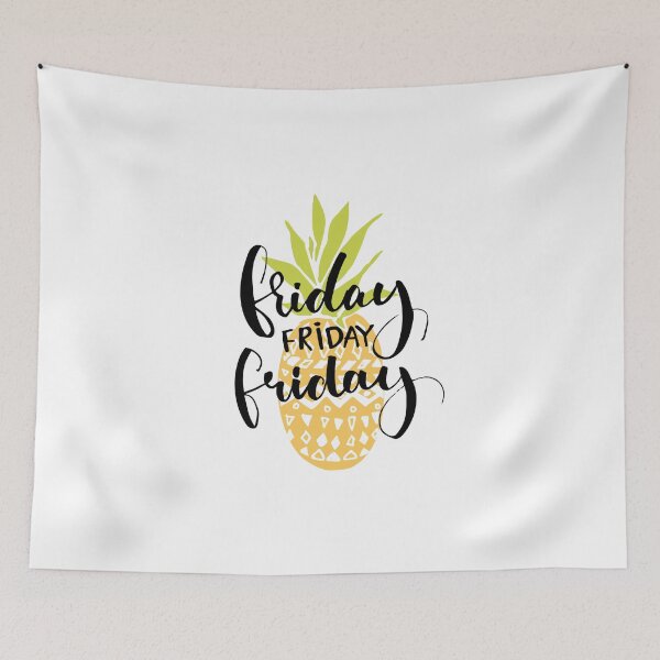 Item preview, Diseño de piña "Friday Friday Friday" designed and sold by PineappleTee.