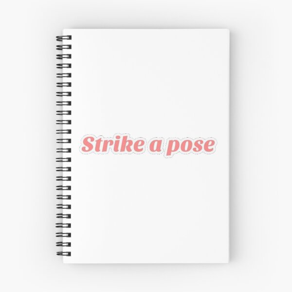 Artikelvorschau, "Strike a Pose" rosa Text entworfen und verkauft von Iamstar.